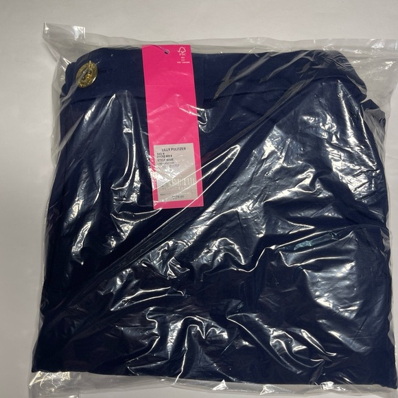 NWT Lilly Pulitzer Lyndie Knit Pant True Navy Size 6 Style# 011702 - Picture 3 of 7
